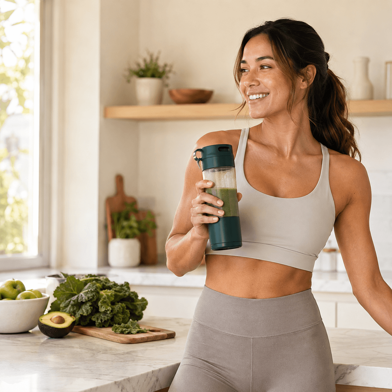 Portable blender lifestyle creative